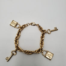 Load image into Gallery viewer, 18K ITALIAN GOLD PLATED CHARM BRACELET
