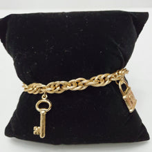 Load image into Gallery viewer, 18K ITALIAN GOLD PLATED CHARM BRACELET
