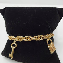 Load image into Gallery viewer, 18K ITALIAN GOLD PLATED CHARM BRACELET