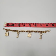 Load image into Gallery viewer, 18K ITALIAN GOLD PLATED CHARM BRACELET