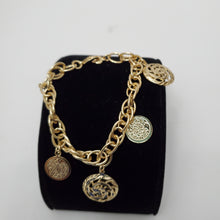 Load image into Gallery viewer, 18K ITALIAN GOLD PLATED CHARM BRACELET