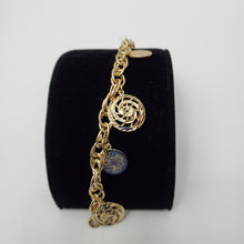 Load image into Gallery viewer, 18K ITALIAN GOLD PLATED CHARM BRACELET