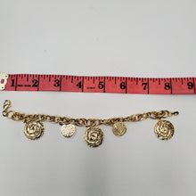 Load image into Gallery viewer, 18K ITALIAN GOLD PLATED CHARM BRACELET