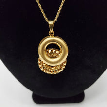 Load image into Gallery viewer, 18K ITALIAN GOLD PLATED DROP EARRING , PENDANT & NECKLACE SET