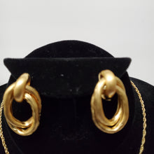 Load image into Gallery viewer, 18K ITALIAN GOLD PLATED EARRING , PENDANT & NECKLACE SET