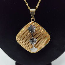 Load image into Gallery viewer, 18K GOLD PLATED DROP EARRING NECKLACE & PENDANT SET