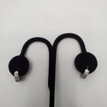 Load image into Gallery viewer, 18K GOLD PLATED SMALL HUGGIE CZ HOOP EARRINGS