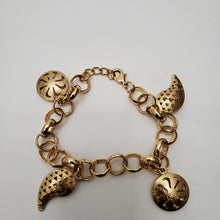 Load image into Gallery viewer, 18K GOLD PLATED CHARM BRACELET