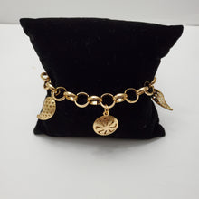 Load image into Gallery viewer, 18K GOLD PLATED CHARM BRACELET