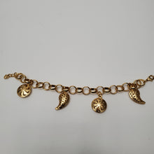 Load image into Gallery viewer, 18K GOLD PLATED CHARM BRACELET