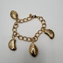 Load image into Gallery viewer, 18K ITALIAN GOLD PLATED CHARM  BRACELET