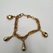 Load image into Gallery viewer, 18K ITALIAN GOLD PLATED CHARM  BRACELET