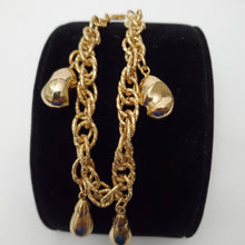 Load image into Gallery viewer, 18K ITALIAN GOLD PLATED CHARM  BRACELET