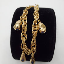 Load image into Gallery viewer, 18K ITALIAN GOLD PLATED CHARM  BRACELET