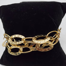 Load image into Gallery viewer, 18K ITALIAN GOLD PLATED 3 IN 1  BRACELET