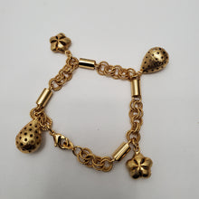 Load image into Gallery viewer, 18K ITALIAN GOLD PLATED BALL AND  BRACELET
