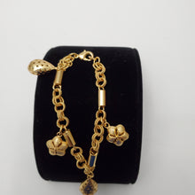 Load image into Gallery viewer, 18K ITALIAN GOLD PLATED BALL AND  BRACELET