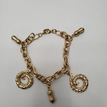 Load image into Gallery viewer, 18K ITALIAN GOLD PLATED CHARM BRACELET