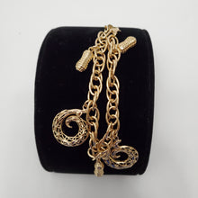 Load image into Gallery viewer, 18K ITALIAN GOLD PLATED CHARM BRACELET