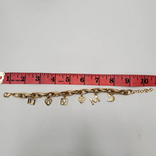 Load image into Gallery viewer, 18K ITALIAN GOLD PLATED ALPHABET CHARM BRACELET