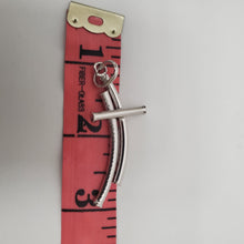 Load image into Gallery viewer, 18K ITALIAN WHITE GOLD PLATE CROSS PENDEANT