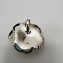 Load image into Gallery viewer, 18K ITALIAN STERLING SLIVER CHUNKY ROSE PENDEANT