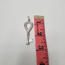 Load image into Gallery viewer, 18K ITALIAN GOLD PLATED NECKLACE AND KEY PENDEANT