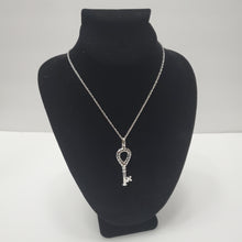 Load image into Gallery viewer, 18K ITALIAN GOLD PLATED NECKLACE AND KEY PENDEANT
