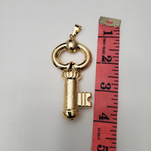 Load image into Gallery viewer, 18K BRAZILIAN GOLD PLATED CHUNKY KEY PENDANT
