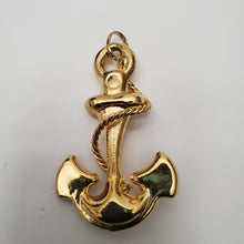 Load image into Gallery viewer, 18K BRAZILIAN GOLD PLATED CHUNKY ANCHOR PENDANT ONLY