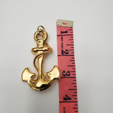 Load image into Gallery viewer, 18K BRAZILIAN GOLD PLATED CHUNKY ANCHOR PENDANT ONLY