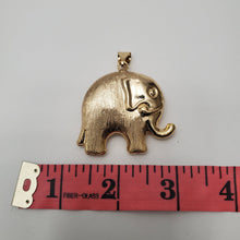 Load image into Gallery viewer, 18K BRAZILIAN GOLD PLATED CHUNKY ELEPHANT PENDANT