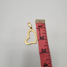 Load image into Gallery viewer, 18K GOLD PLATED STAINLESS STEEL HEART PENDANT