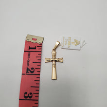 Load image into Gallery viewer, 18K GOLD PLATED SMALL CROSS PENDANT