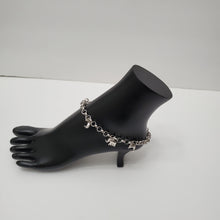Load image into Gallery viewer, 18K ITALIAN WHITE GOLD PLATED ANKLET