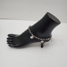 Load image into Gallery viewer, 18K ITALIAN WHITE GOLD PLATED ANKLET