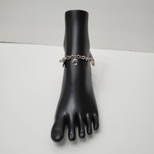 Load image into Gallery viewer, 18K ITALIAN WHITE GOLD PLATED ANKLET