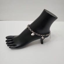 Load image into Gallery viewer, 18K ITALIAN WHITE GOLD PLATED ANKLET