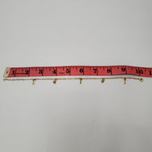 Load image into Gallery viewer, 18K ITALIAN GOLD PLATED KEY & BALL ANKLET