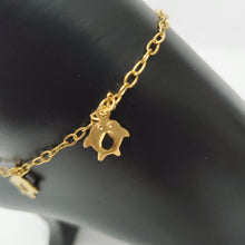 Load image into Gallery viewer, 18K ITALIAN GOLD PLATED DOLPHIN ANKLET