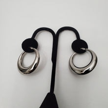 Load image into Gallery viewer, 18K STAINLESS STEEL SLIVER HOOP EARRINGS