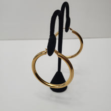 Load image into Gallery viewer, 18K GOLD PLATED STAINLESS STEEL HOOP EARRINGS