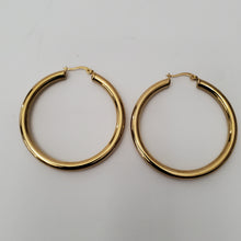 Load image into Gallery viewer, 18K GOLD PLATED STAINLESS STEEL HOOP EARRINGS