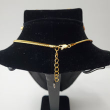 Load image into Gallery viewer, 18K GOLD PLATED BIG EARRING , PENDANT & CORD NECKLACE SET