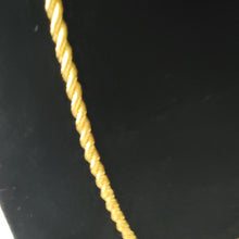 Load image into Gallery viewer, 18K BRAZILIAN GOLD PLATED TWISTED ROPE NECKLACE WITH EGYPTIAN HEAD PENDANT