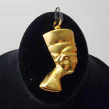 Load image into Gallery viewer, 18K BRAZILIAN GOLD PLATED BIG EGYPTIAN HEAD PENDANT