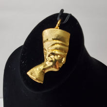 Load image into Gallery viewer, 18K BRAZILIAN GOLD PLATED BIG EGYPTIAN HEAD PENDANT