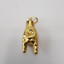 Load image into Gallery viewer, 18K BRAZILIAN GOLD PLATED CHUNKY FINGER PENDANT