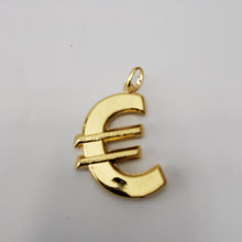 Load image into Gallery viewer, 18K BRAZILIAN GOLD PLATED CHUNKY EURO PENDANT