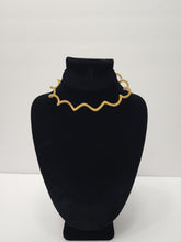 Load image into Gallery viewer, 18K ITALIAN GOLD PLATED SPIRAL CURL CORD NECKLACE